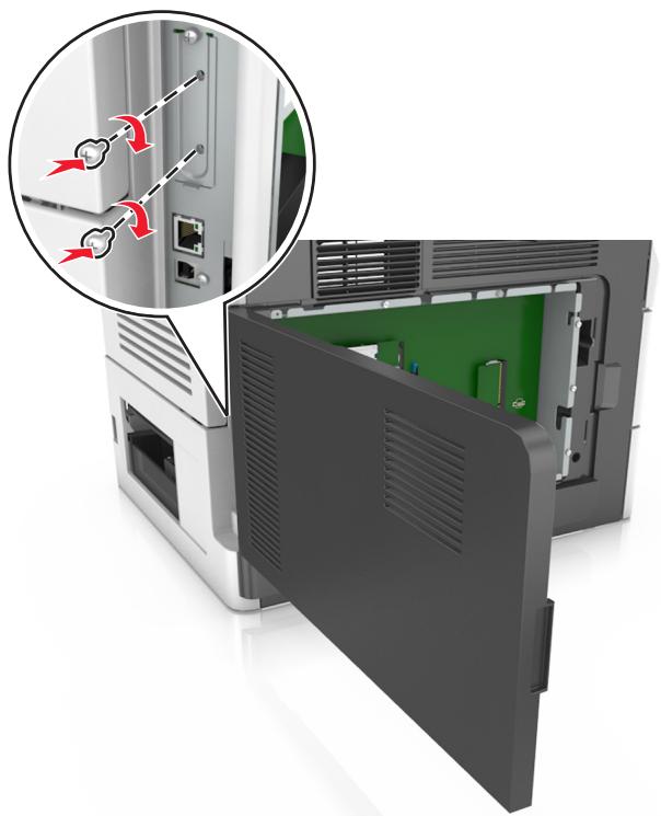 LEXMARK MX711D - Installation d'un disque dur sur l'imprimante - 7