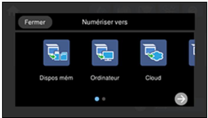 EPSON ECOTANK ET-8500 - Numérisation vers un dispositif mémoire - 1