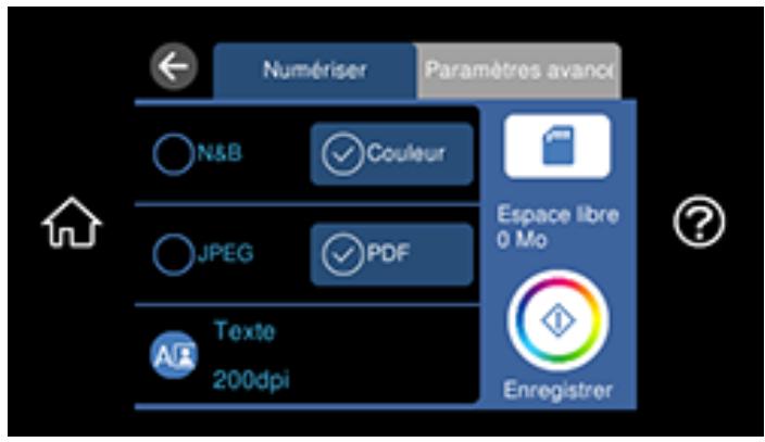 EPSON ECOTANK ET-8500 - Numérisation vers un dispositif mémoire - 2