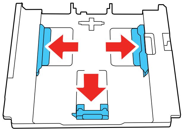 EPSON ECOTANK ET-8500 - Chargement de papier dans le bac 1 (bac supérieur) - 3