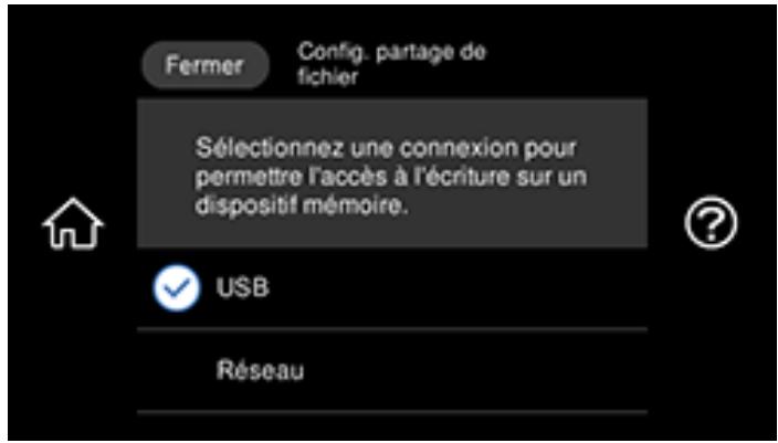 EPSON ECOTANK ET-8500 - Configuration du partage de fichiers pour les transferts de photos depuis votre ordinateur - 1