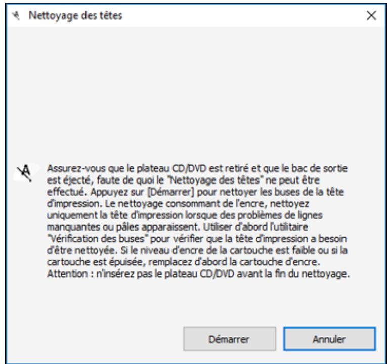 EPSON ECOTANK ET-8500 - Nettoyage de la tête d'impression en utilisant le panneau de commande - 4