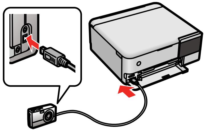 EPSON ECOTANK ET-8500 - Connexion et impression depuis un appareil photo - 1