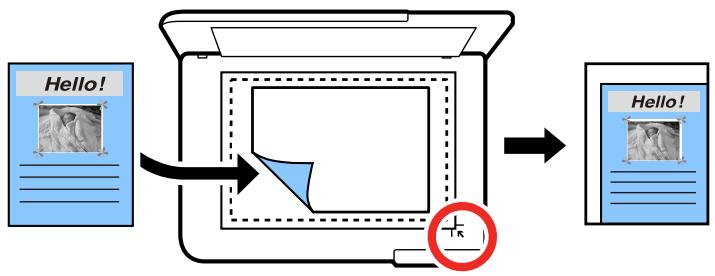 EPSON ECOTANK ET-8500 - Positionnement des originaux sur la vitre d'exposition du scanner - 2