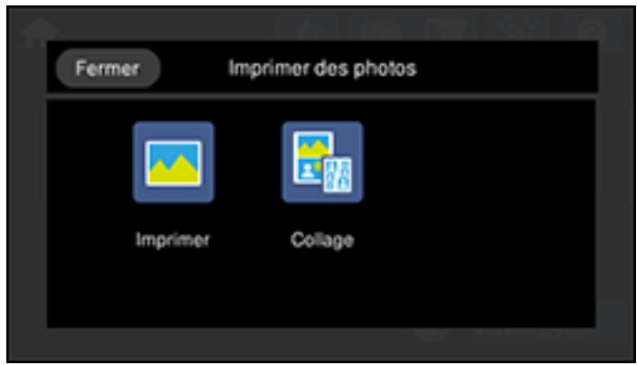 EPSON ECOTANK ET-8500 - Affichage et impression de photos depuis l'écran ACL - 1