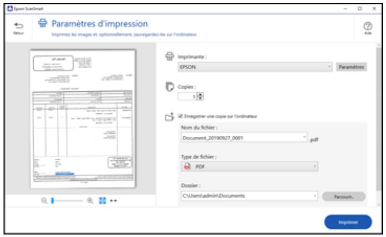 EPSON ECOTANK ET-8500 - Impression d'une numérisation - 1