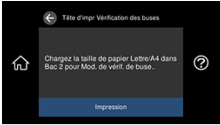 EPSON ECOTANK ET-8500 - Exécution d'une vérification du produit - 1