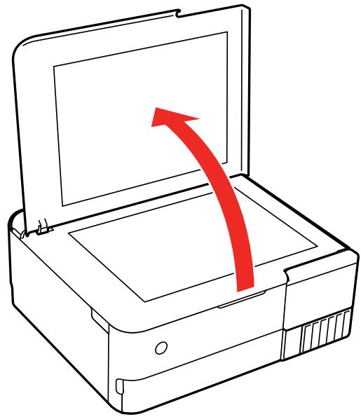 EPSON ECOTANK ET-8500 - Positionnement des originaux sur la vitre d'exposition du scanner - 1