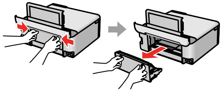 EPSON ECOTANK ET-8500 - Problèmes de bourrage papier dans le capot arrêté - 2