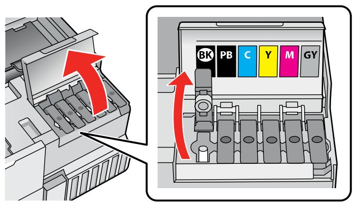 EPSON ECOTANK ET-8500 - Remplissage des réservoirs d'encre - 2
