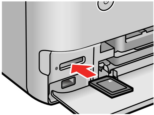 EPSON ECOTANK ET-8500 - Insertion d'une carte mémoire - 1