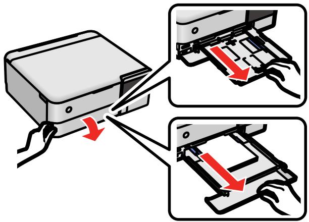 EPSON ECOTANK ET-8500 - Nettoyage des rouleaux de guidage du papier - 3