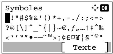 KYOCERA ECOSYS P6035CDN - Saisie de symboles - 1