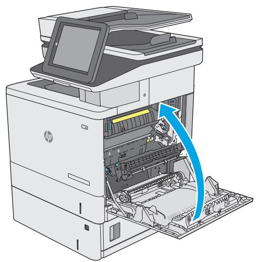 HP COLORJET ENTERPRISE M577F - Suppression des bourrages papier dans les bacs de 550 feuilles en option - 14
