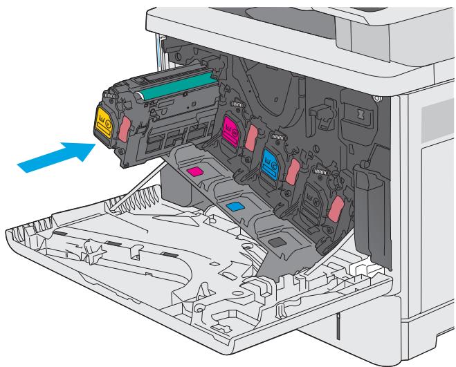 HP COLORJET ENTERPRISE M577F - Retrait et replacement des cartouches - 6