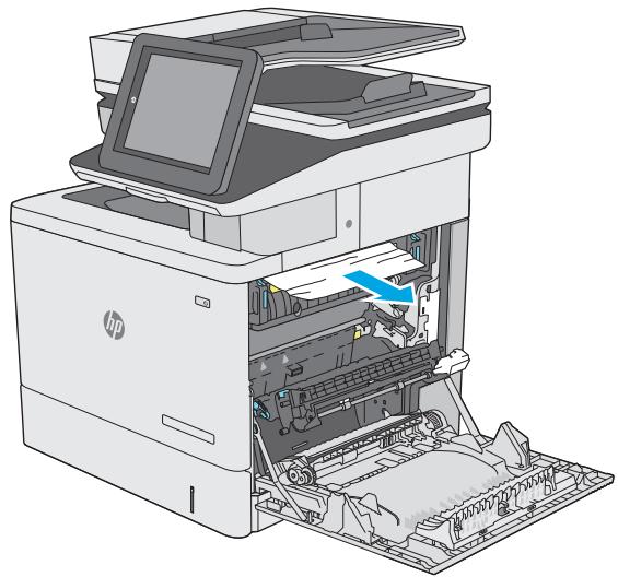 HP COLORJET ENTERPRISE M577F - Suppression des bourrages papier au niveau de la porte droite et de la zone de l'unité de fusion - 10