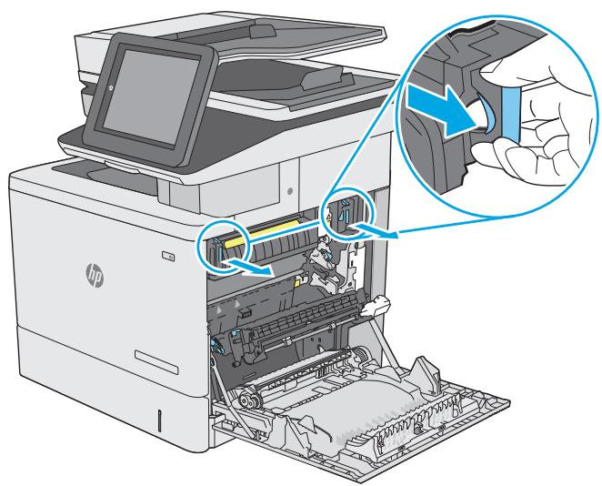 HP COLORJET ENTERPRISE M577F - Suppression des bourrages papier au niveau de la porte droite et de la zone de l'unité de fusion - 11