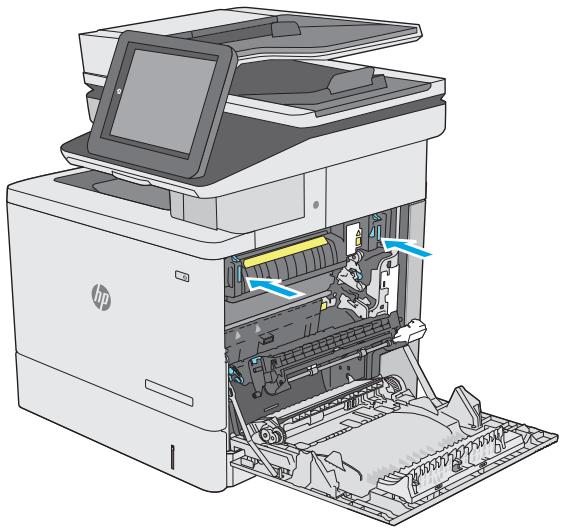 HP COLORJET ENTERPRISE M577F - Suppression des bourrages papier au niveau de la porte droite et de la zone de l'unité de fusion - 13