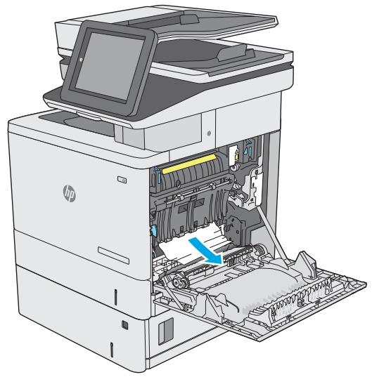 HP COLORJET ENTERPRISE M577F - Suppression des bourrages papier dans les bacs de 550 feuilles en option - 12