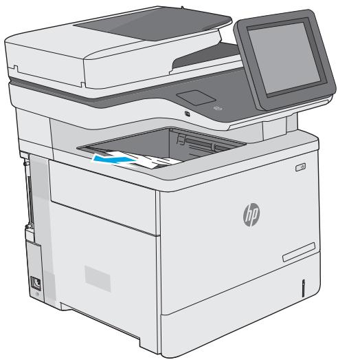 HP COLORJET ENTERPRISE M577F - Elimination des bourrages papier dans le bac de sortie - 1