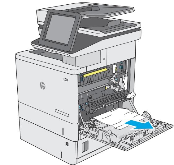 HP COLORJET ENTERPRISE M577F - Suppression des bourrages papier dans les bacs de 550 feuilles en option - 9