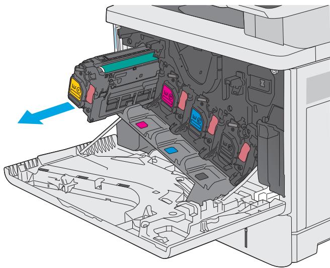 HP COLORJET ENTERPRISE M577F - Retrait et replacement des cartouches - 2