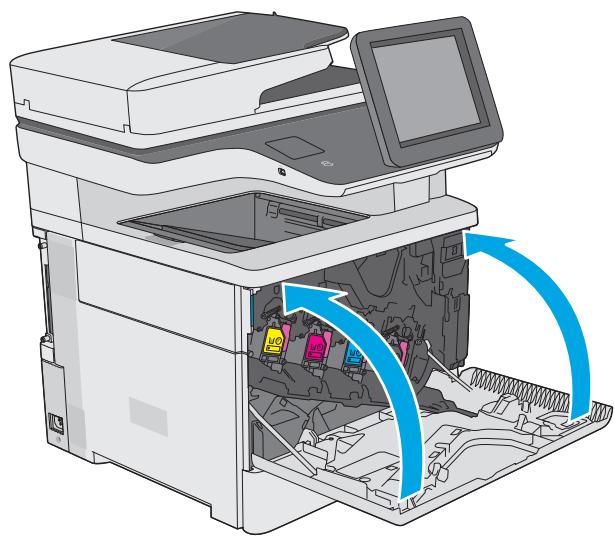 HP COLORJET ENTERPRISE M577F - Retrait et remplacement de l'unité de récapération du toner - 7