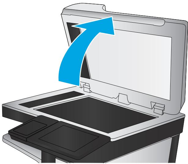 HP COLORJET ENTERPRISE M577F - Vérification que la vente du scanner est dépourvue de saleté et de souillures - 2