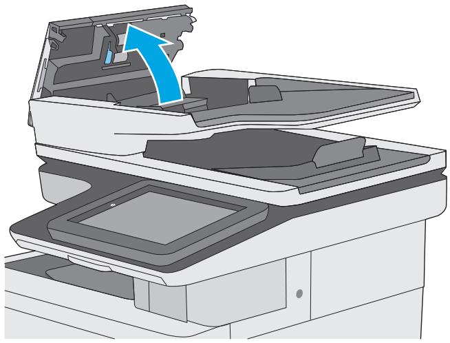 HP COLORJET ENTERPRISE M577F - Nettoyage des rouleaux et le tampon de séparation du bac d'alimentation. - 2