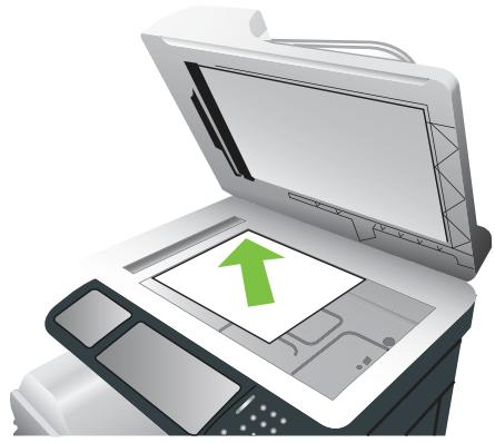 HP LASERJET CM3530FS - Copie depuis la vitre du scanner - 1