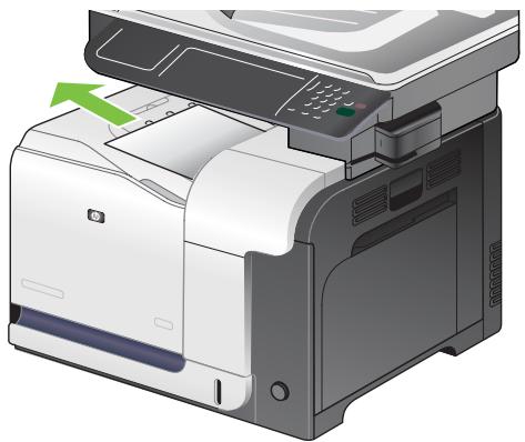 HP LASERJET CM3530FS - Suppression des bourrages dans la zone du bac de sortie - 2
