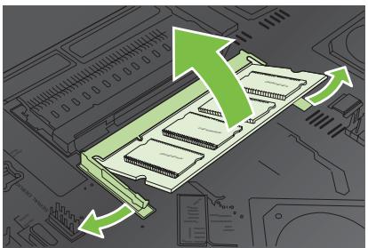 HP LASERJET CM3530FS - Installation d'un module DIMM de mémoire DDR - 6