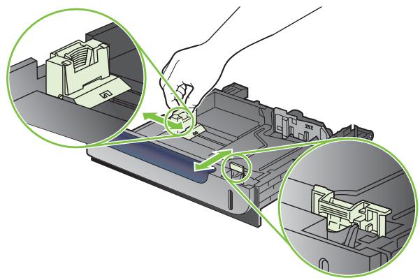 HP LASERJET CM3530FS - Chargement de papier de format standard dans le bac 3 - 2