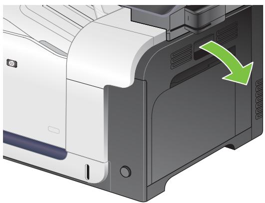 HP LASERJET CM3530FS - Suppression des bourrages dans la porte droite - 1