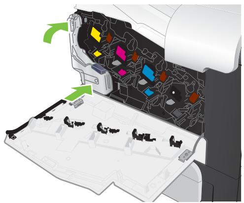 HP LASERJET CM3530FS - Remplacez le réservoir de récapuration du toner. - 5
