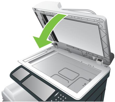 HP LASERJET CM3530FS - Nettoyage du support du bac d'alimentation - 3