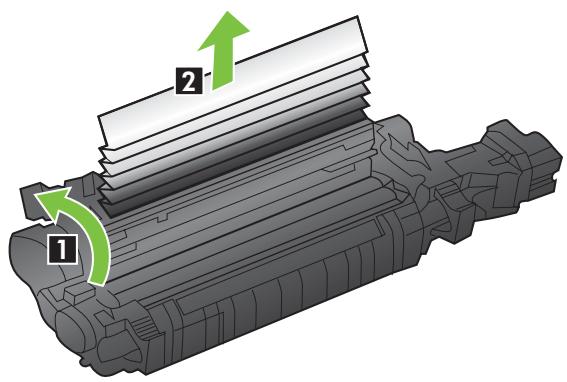 HP LASERJET CM3530FS - Suppression des bourrages dans la porte droite - 10