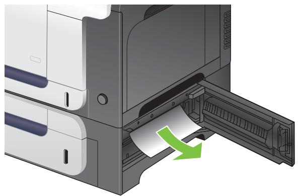 HP LASERJET CM3530FS - Suppression des bourrages dans la porte inférieure droite (bac 3) - 3