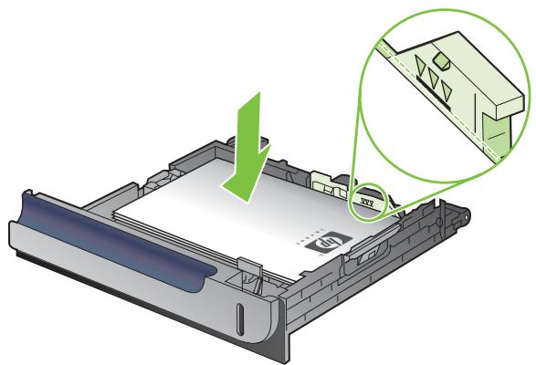 HP LASERJET CM3530FS - Chargement du bac 2 - 4