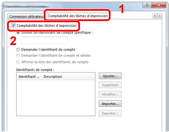 KYOCERA ECOSYS P6130CDN - Configurer les paramètres. - 1
