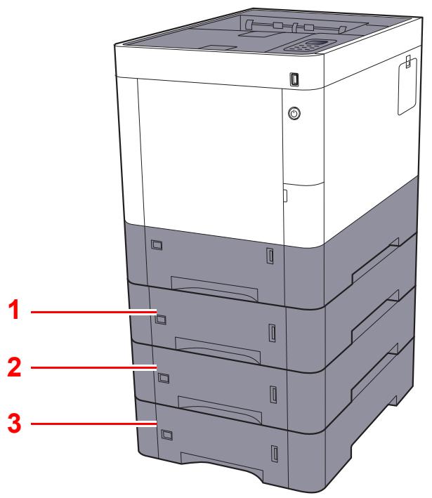 KYOCERA ECOSYS P6130CDN - Avec les équipements en option installés - 1
