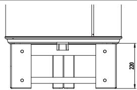 ATLANTIC 200L - Console d'accrochage plafond - 3