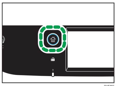 RICOH SP C262SFNW - Définition des paramètres à l'aide du panneau de commande - 2