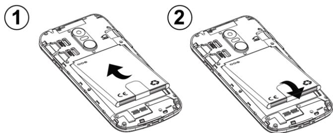 SWISSVOICE G50 - Insérer la batterie - 1