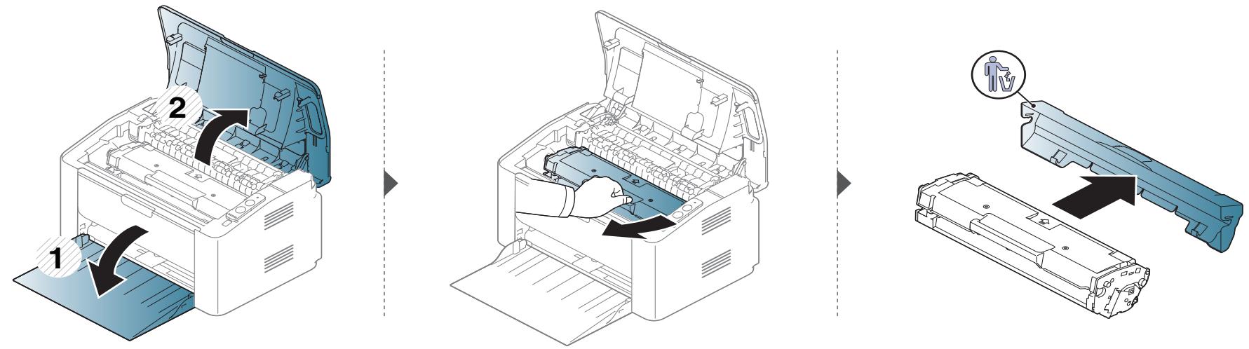 SAMSUNG SL-M2026W - Remplacement de la cartouche de toner - 1