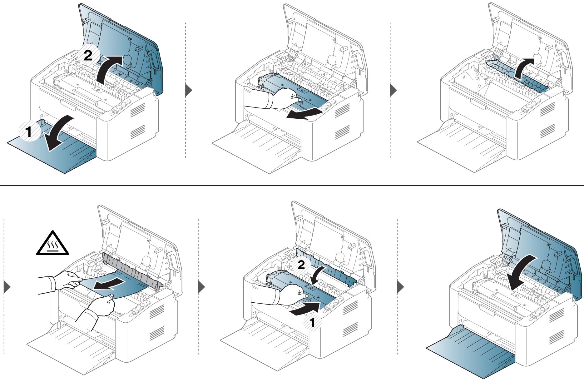SAMSUNG SL-M2026W - Résolution des bourrages papier - 1