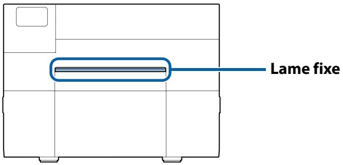 EPSON COLORWORKS CW-C6000AE - Nettoyage du coupe-papier automatique (modèle coupe-papier automatique uniquement) - 1