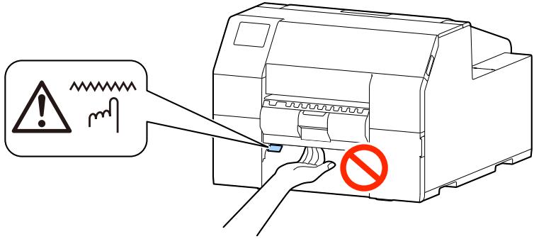 EPSON COLORWORKS CW-C6000AE - Étiquette de mise en garde - 2