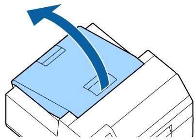 EPSON COLORWORKS CW-C6000AE - Chargement du papier (modèle dérouleur - approvisionnement de l'intérieur) - 1