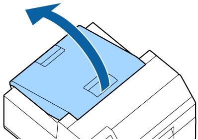 EPSON COLORWORKS CW-C6000AE - Ouvrez le couvercle du papier. - 1